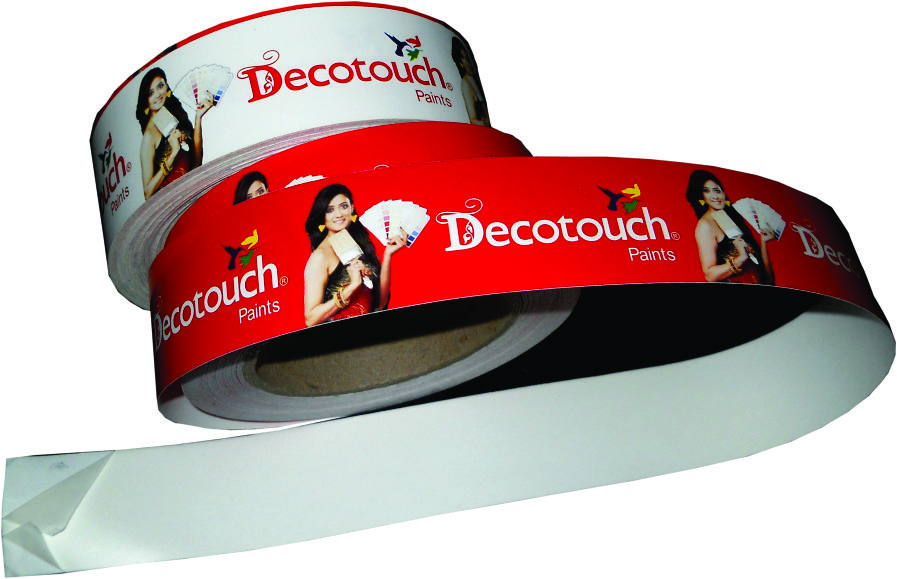 Manufacturers Exporters and Wholesale Suppliers of Advertise Sticker Tape Roll  Delhi  Delhi